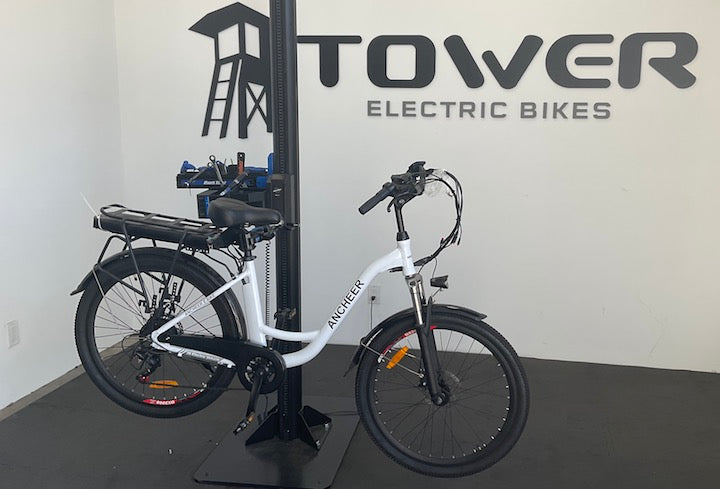 sharper image electric cruiser bicycle Tracer 1000W 48V Legend GT7 Chopper Stretch Fat Tire Bike offering a burst of speed of up to 20mph Sharper Image Electric Battery |