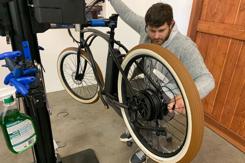 Electric Bike Rear Wheel Removal