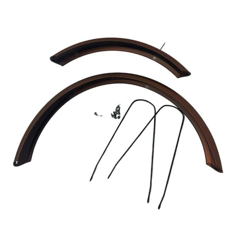 Beach Cruiser Fenders (Brown) | Tower Electric Bikes