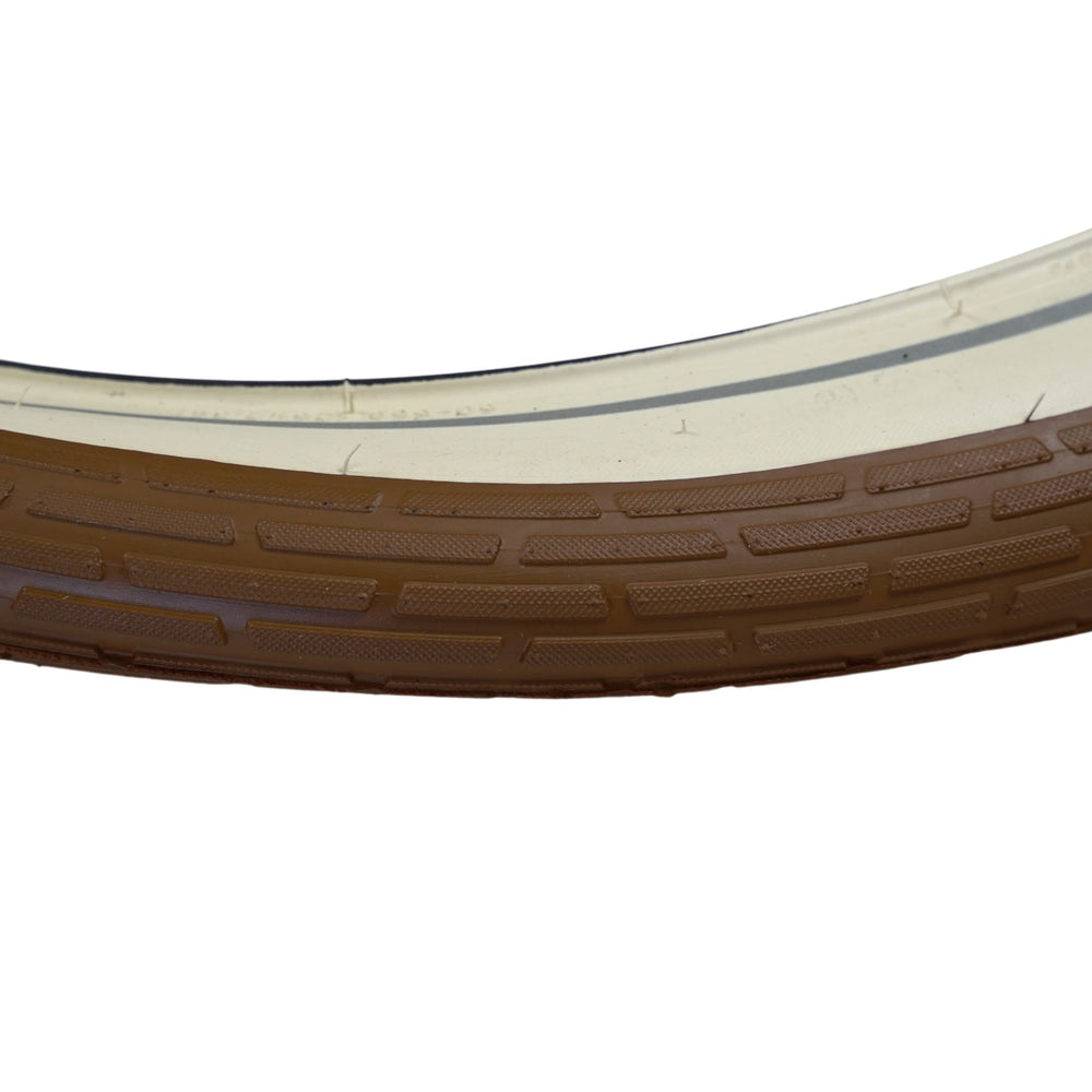 Set of Brown and White Wall Schwalbe Fat Frank Tires | 26